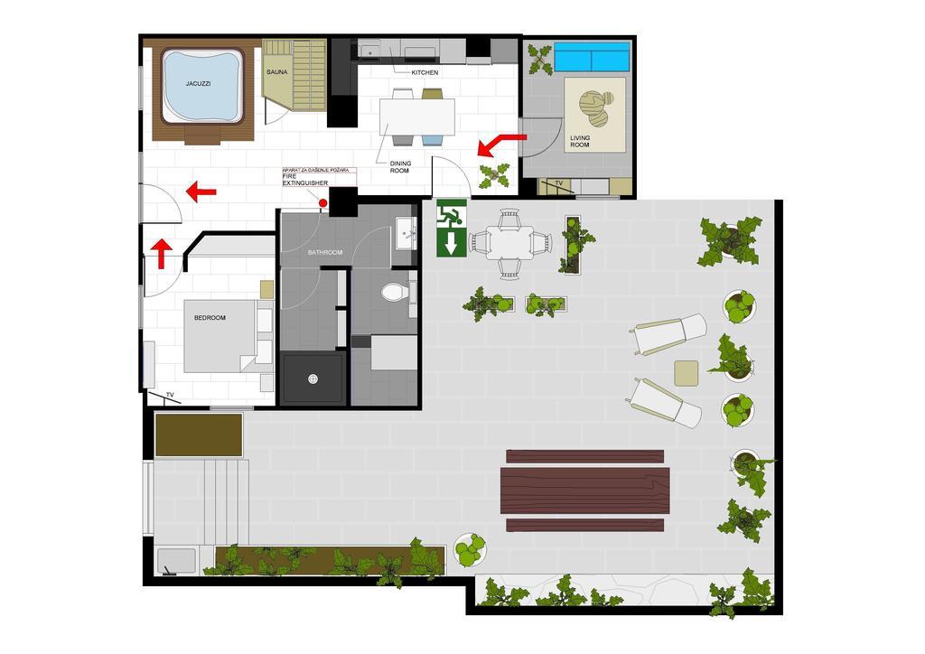 Luxury Apartment Spa "Marina" มาคาร์สกา ห้อง รูปภาพ
